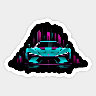 Cyberpunk Car Sticker